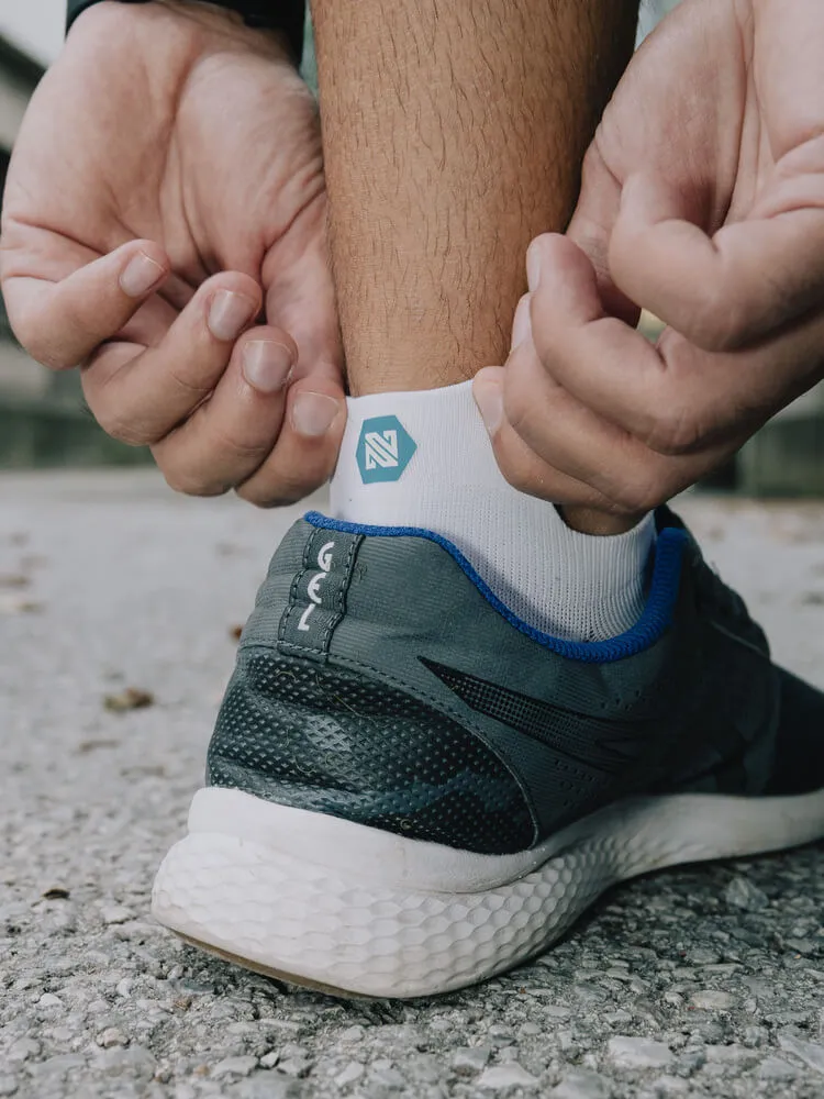 Weiße Sneaker Socken und Ankle Socks von Novosoxx - Für Damen und Herren