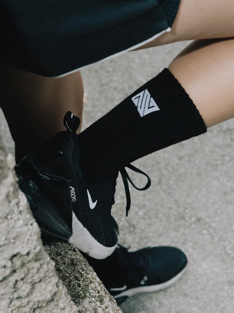 Sportsocken oder Tennissocken in Schwarz von Novosoxx - Für jede Sportart
